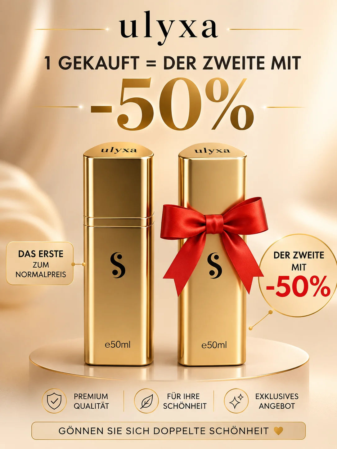 Sanelya® Gold | Maxi-Größe | Ultra-deckende CC-Creme |