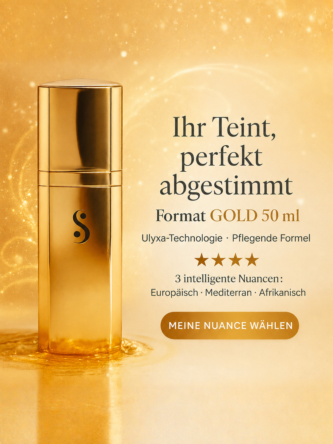 Sanelya® Gold | Maxi-Größe | Ultra-deckende CC-Creme |