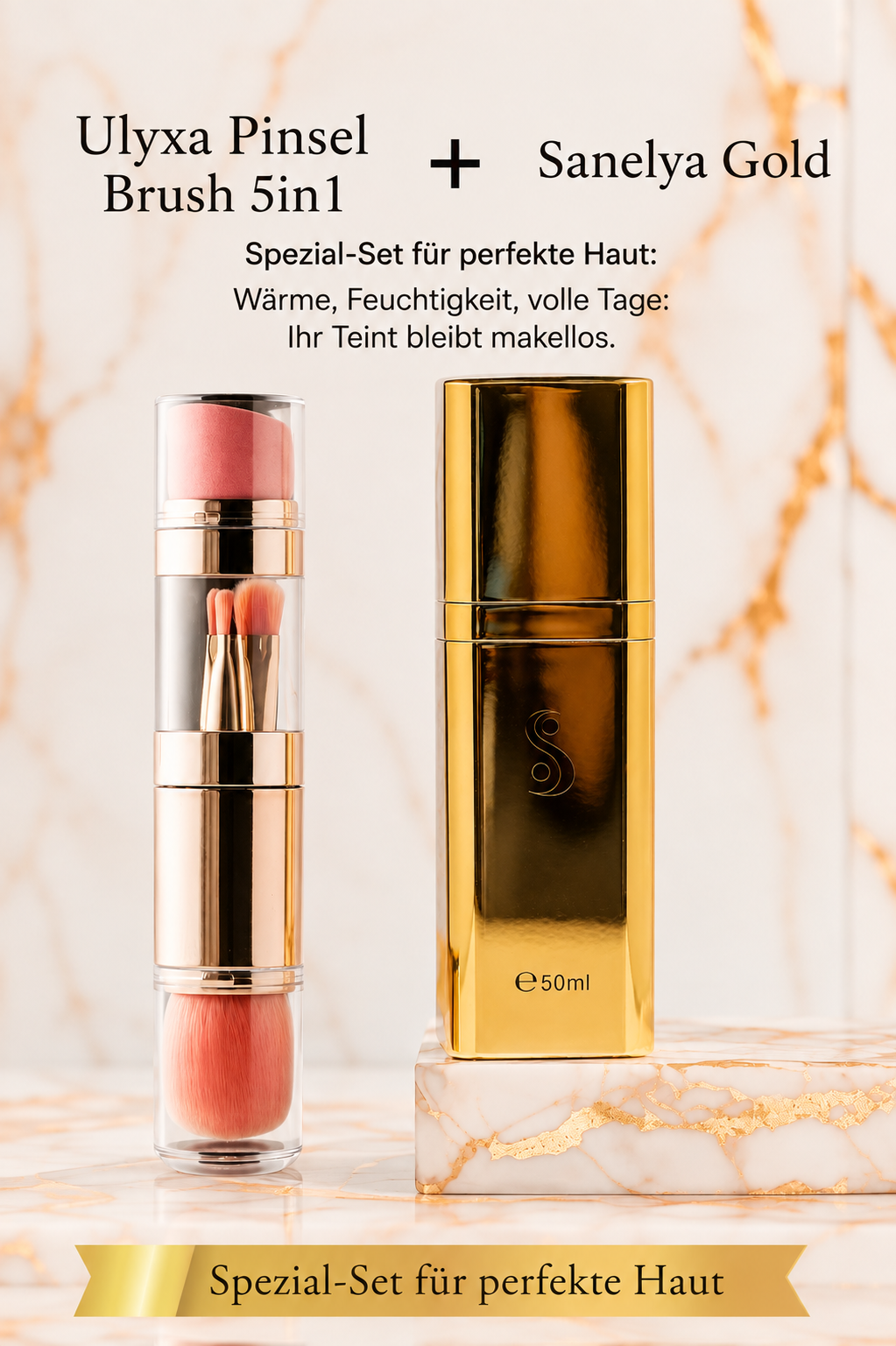Pack Spécial Skin perfect | Sanelya Gold + UlyxaBrush | - ULYXA