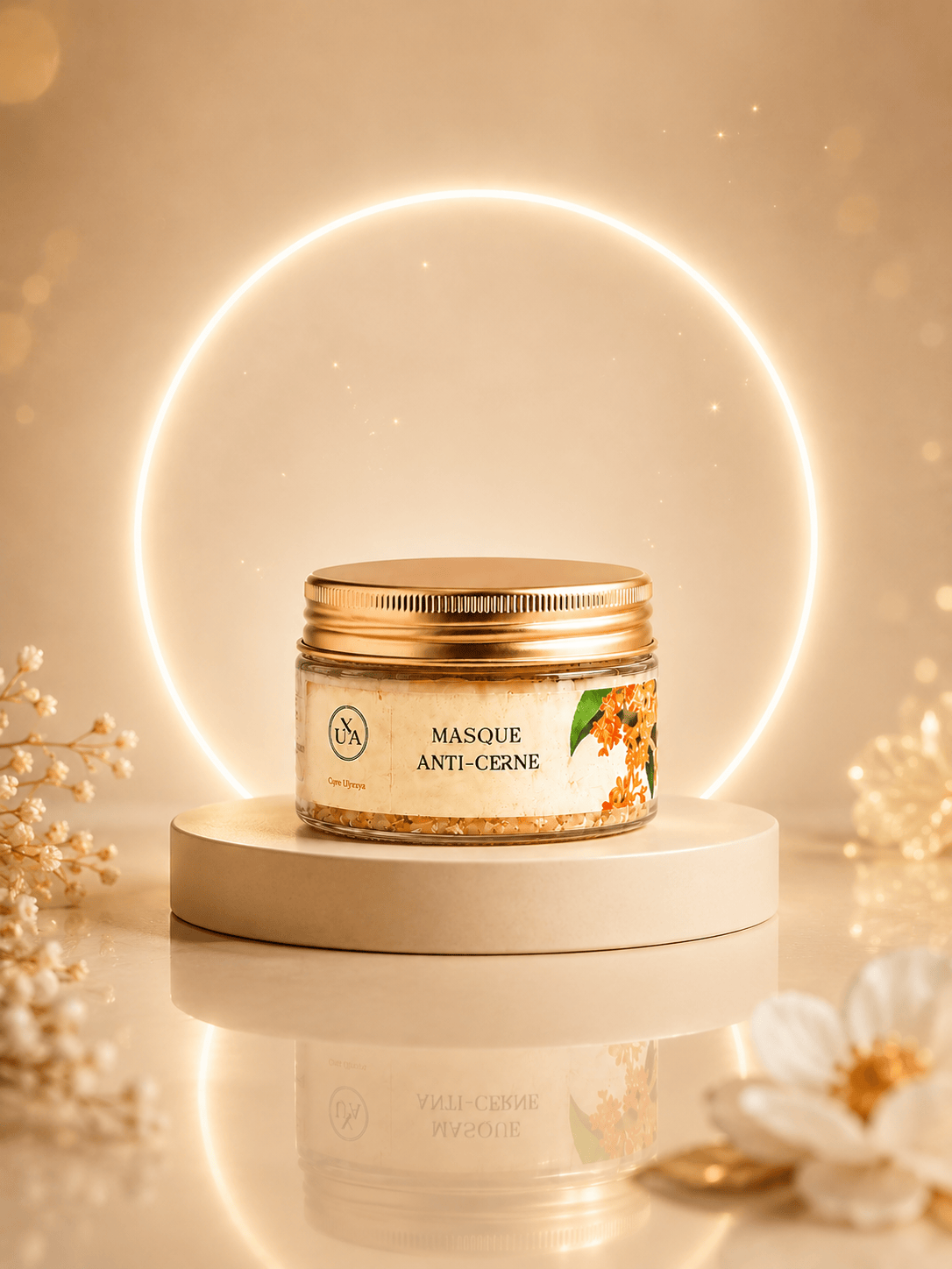 Anti-Augenringe- und Anti-Falten-Maske