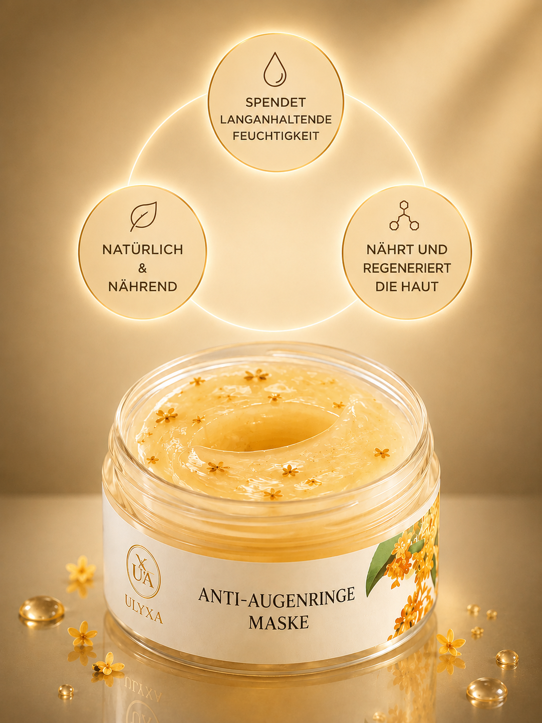 Anti-Augenringe- und Anti-Falten-Maske