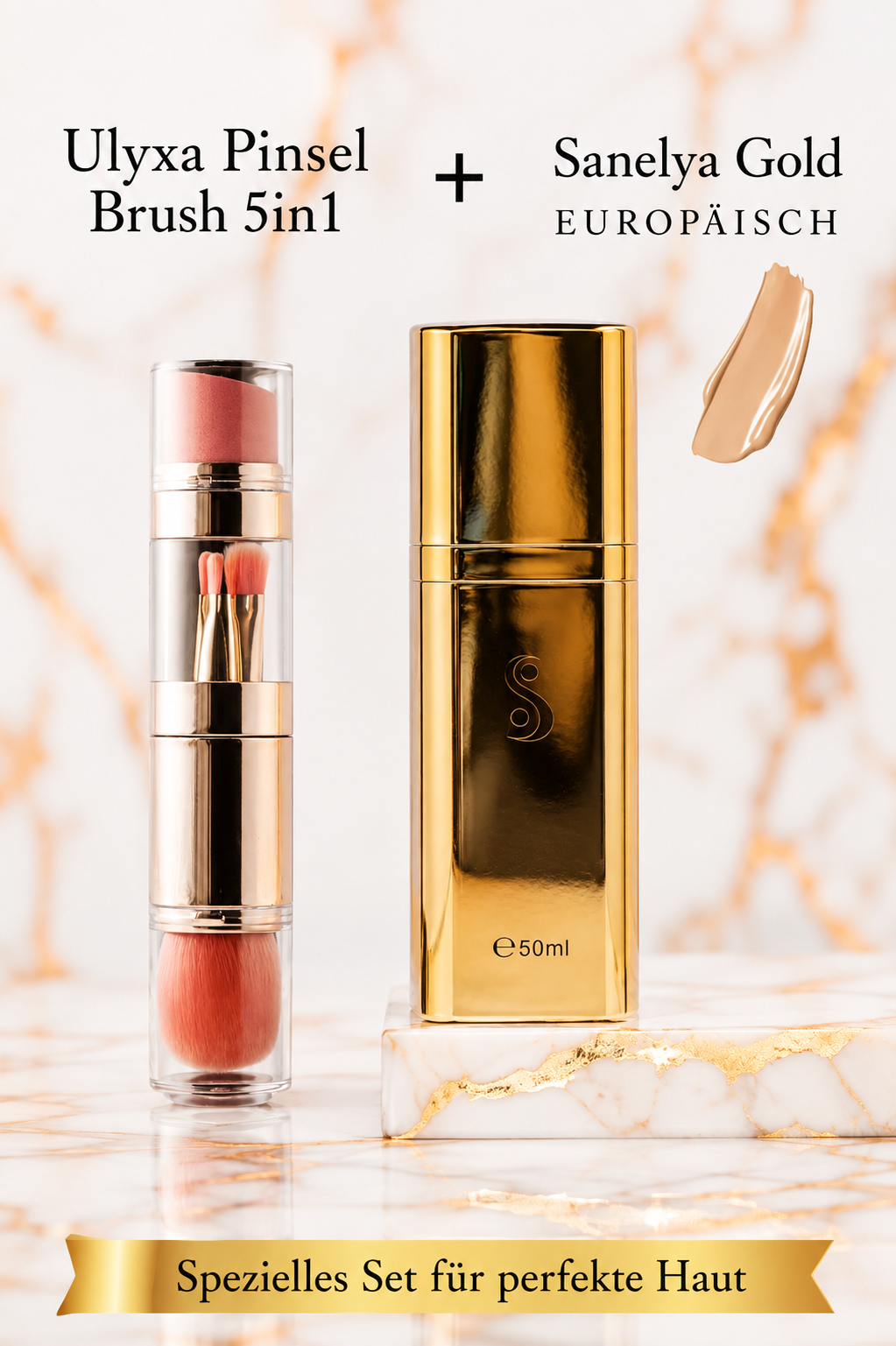 Pack Spécial Skin perfect | Sanelya Gold + UlyxaBrush | - ULYXA